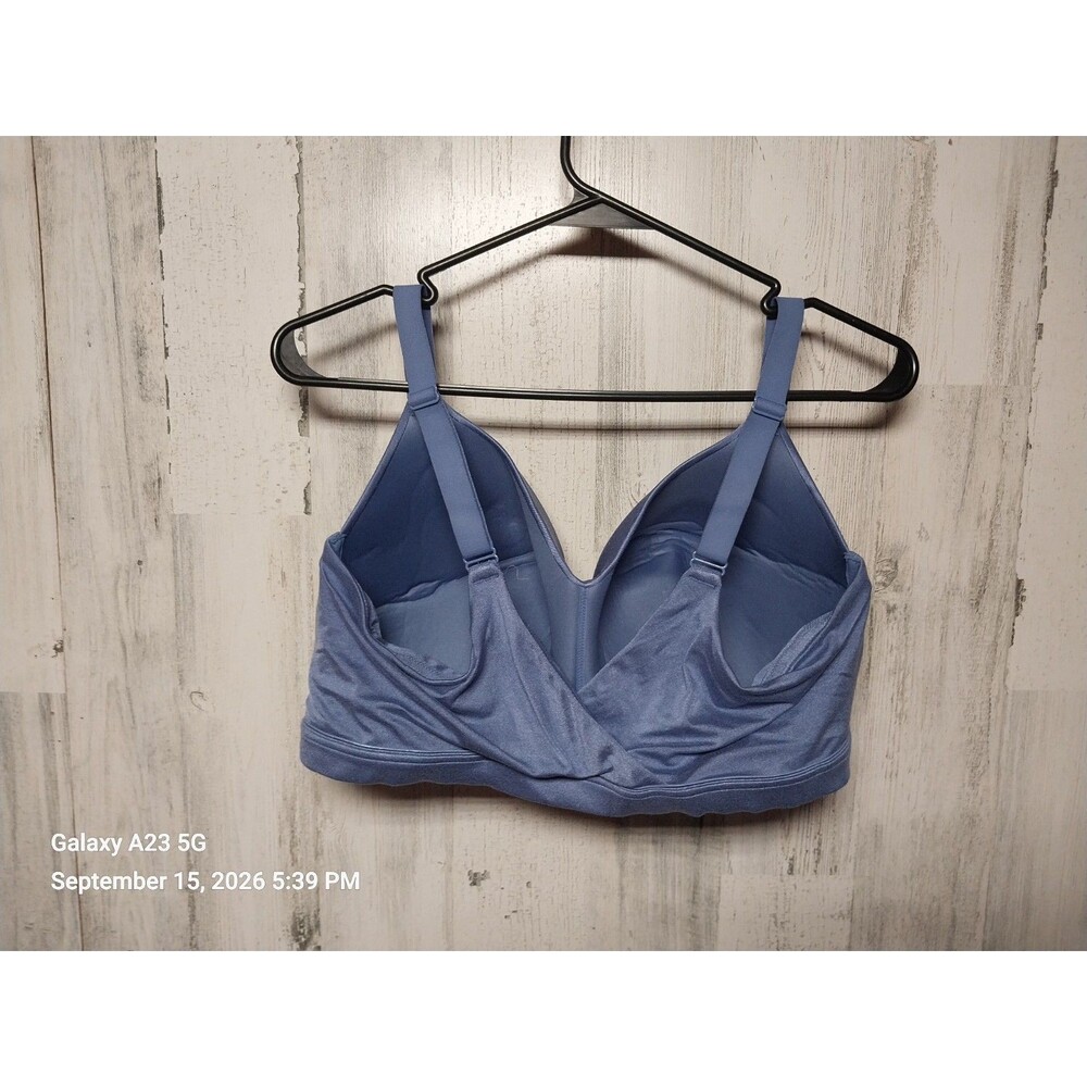 Cacique 42DD Blue Lightly Lined Lounge Bra - Picture 2 of 4